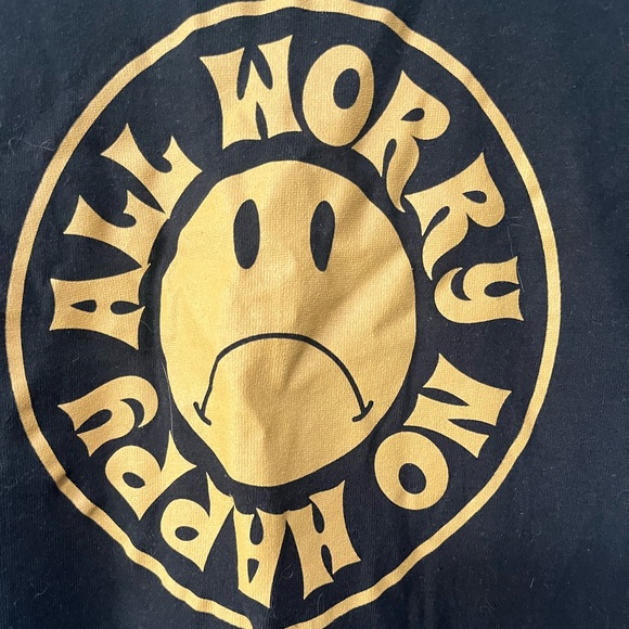 Sad Face Graphic Reprint On Vintage Single Stitch Tee - Picture 2 of 6